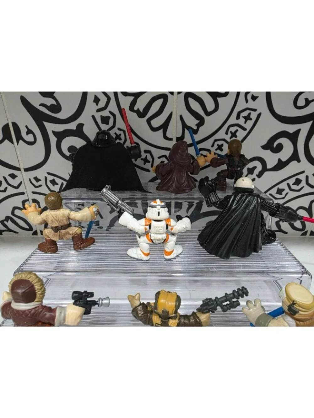 Playskool Star Wars Galactic Heroes Clone Wars 2 inch figures lot